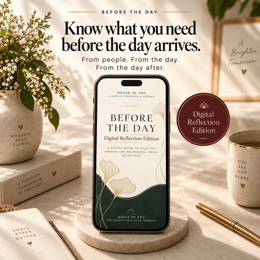 Before The Day: A Grief Plan for Holidays, Birthdays, Anniversaries & Special Days