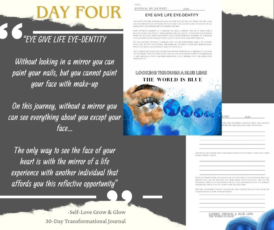 Digital Download Journal Self-Love Grow & Glow 30-Day Transformational Journal
