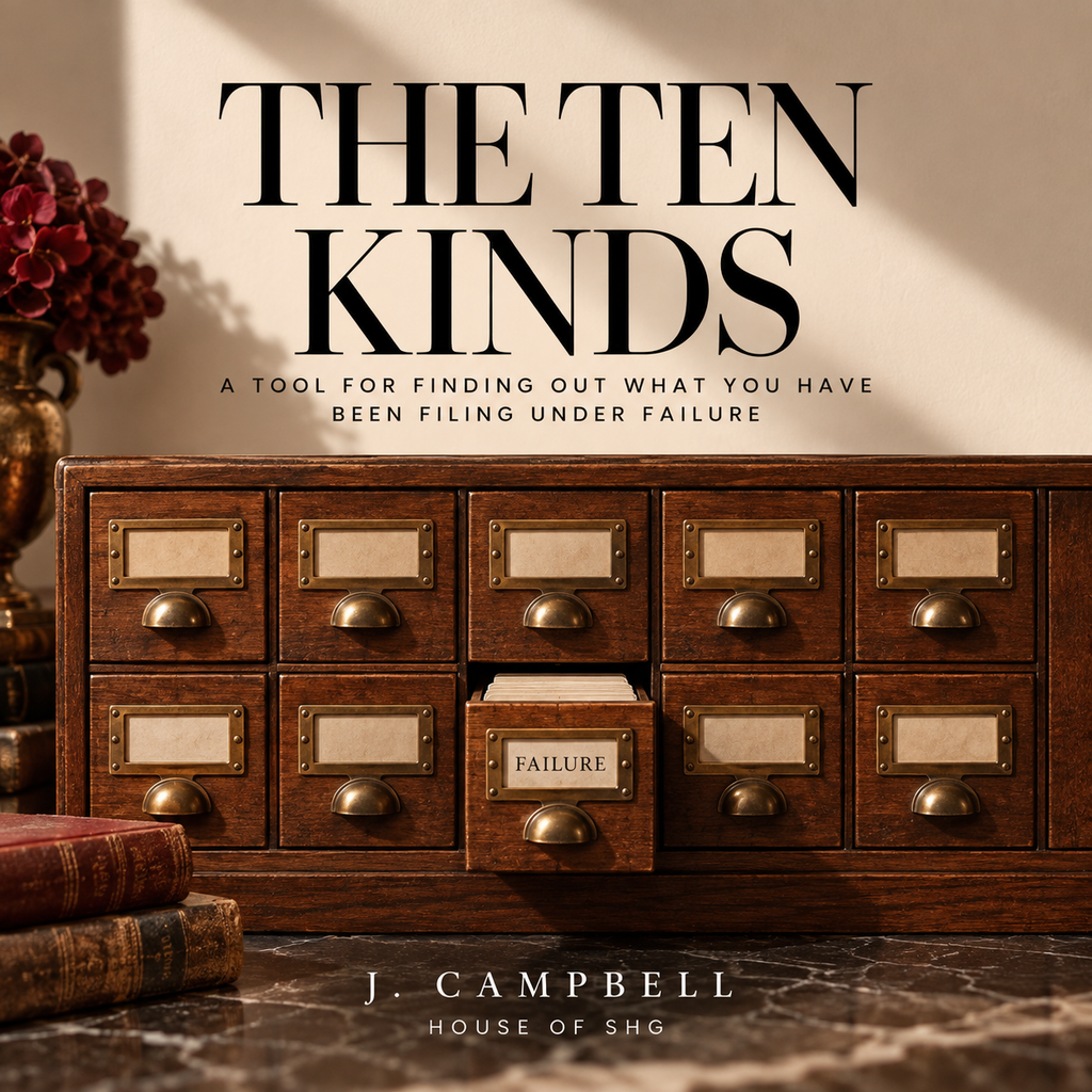 The Ten Kinds: What Have You Been Calling Failure