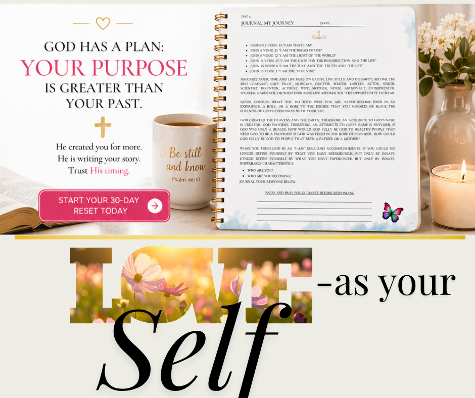 Self-Love Grow & Glow Journal With Bible Scriptures