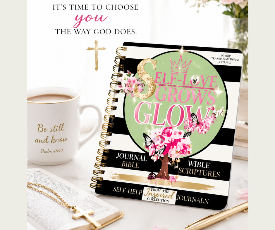 Self-Love Grow & Glow Journal With Bible Scriptures